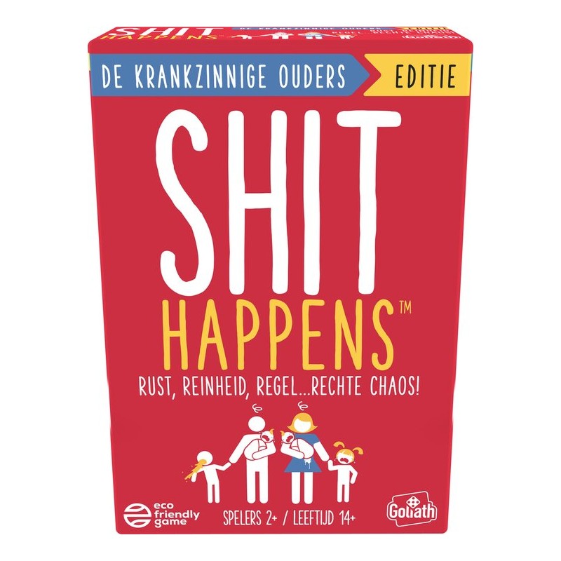 Shit Happens De Krankzinnige Ouders Editie - Kaartspel - Nederlandstalig