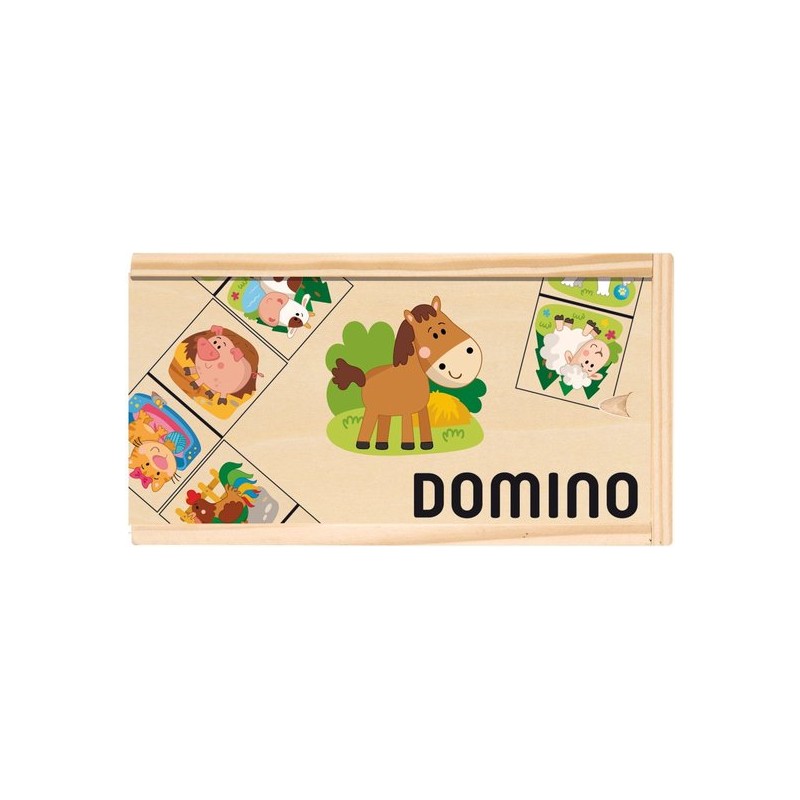 Woody Boerderijdieren domino
