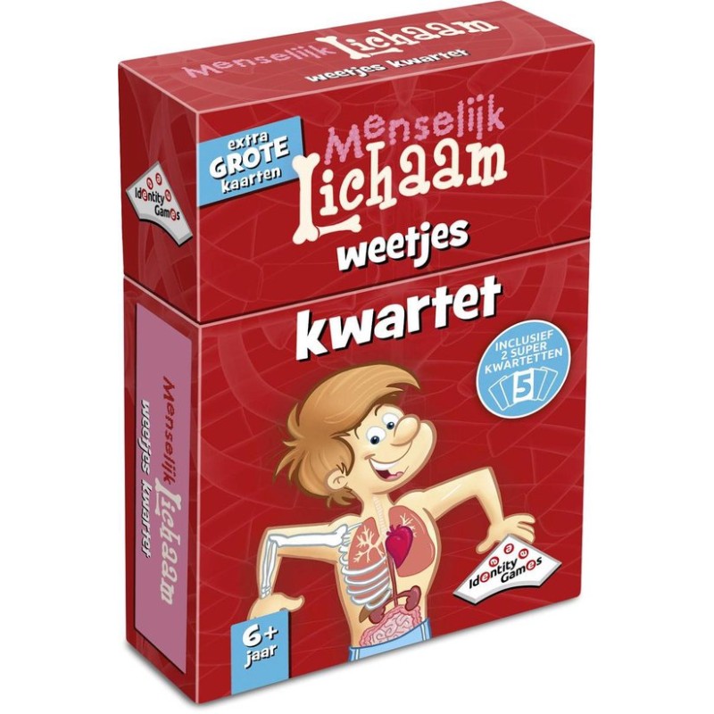 Menselijk Lichaam Weetjes Kwartet - Kaartspel