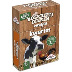 Boerderijdieren Weetjes Kwartet - kaartspel