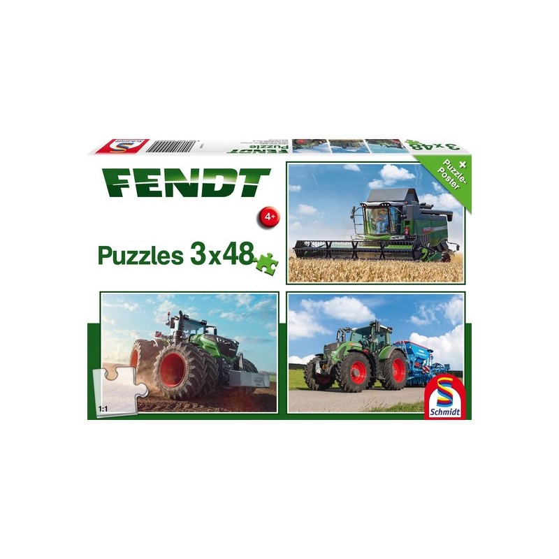 Schmidt Fendt Serie - Traditionele Puzzel - 144 Stukjes