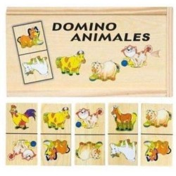 Woody Boerderijdieren domino