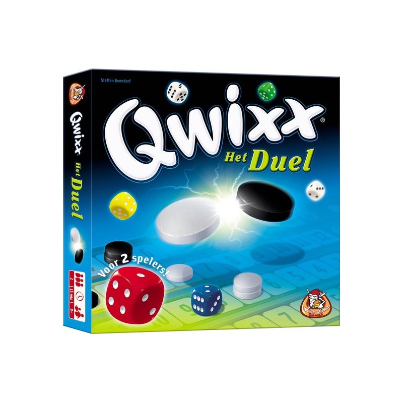 White Goblin Games - Qwixx - Het Duel - Dobbelspel - 2 spelers