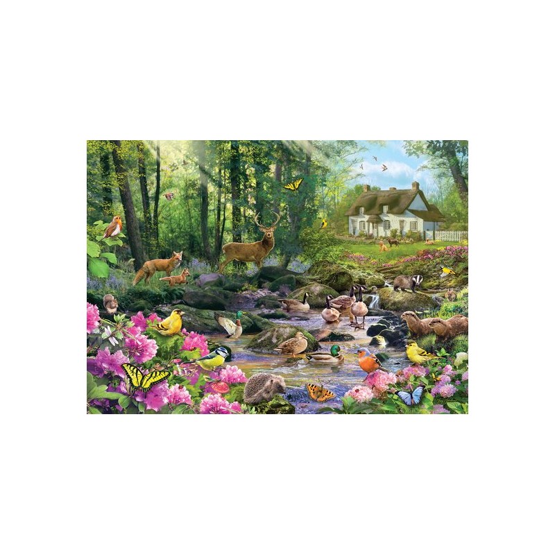 Gibsons - Woodland Glade (door Greg Giordano) - 1000 stukjes