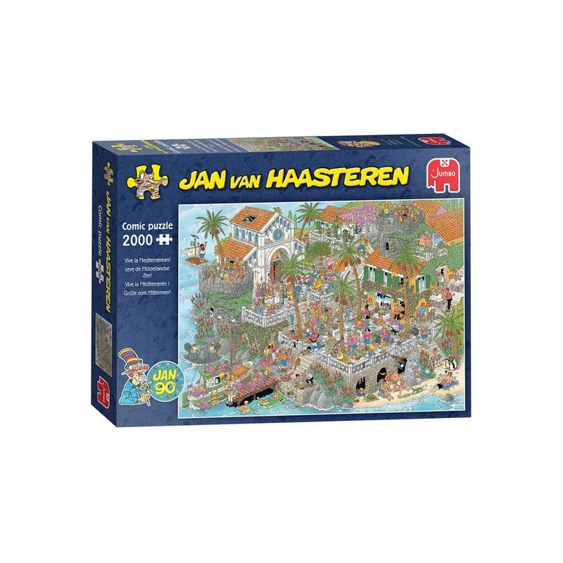 Jan van Haasteren - Leve de Middellandse Zee! - 2000 stukjes