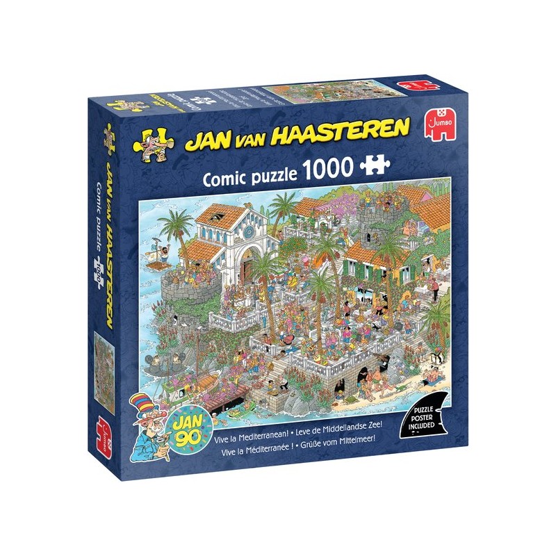 Jan van Haasteren - Leve de Middellandse Zee! - 1000 stukjes