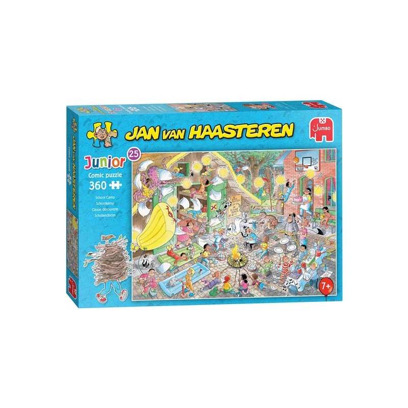 Jan van Haasteren Junior 25 - Schoolkamp - 360 stukjes