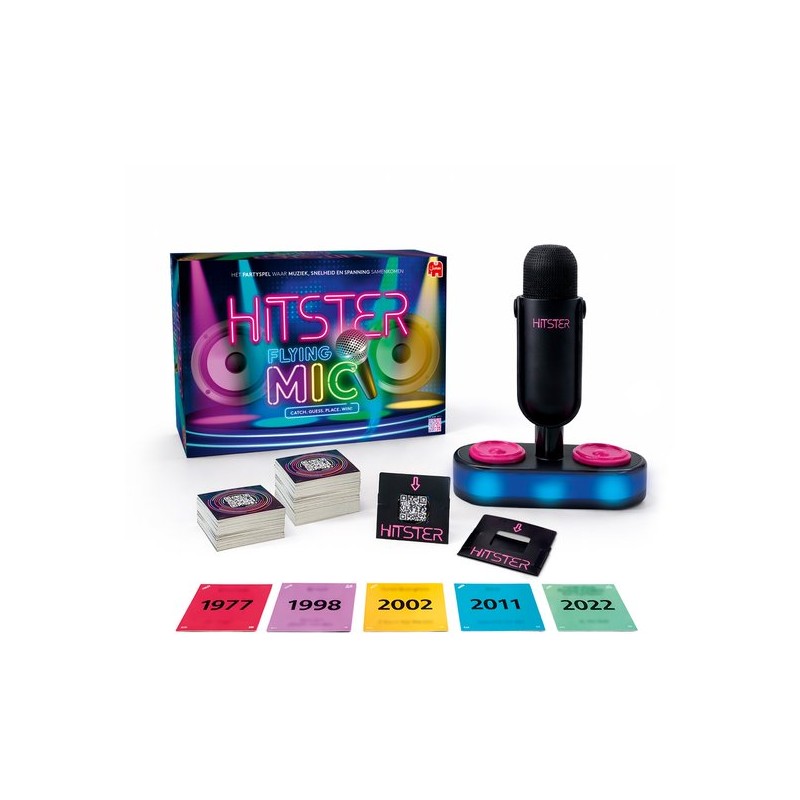 Jumbo Hitster Flying Mic – Nederlandstalig Muziekspel