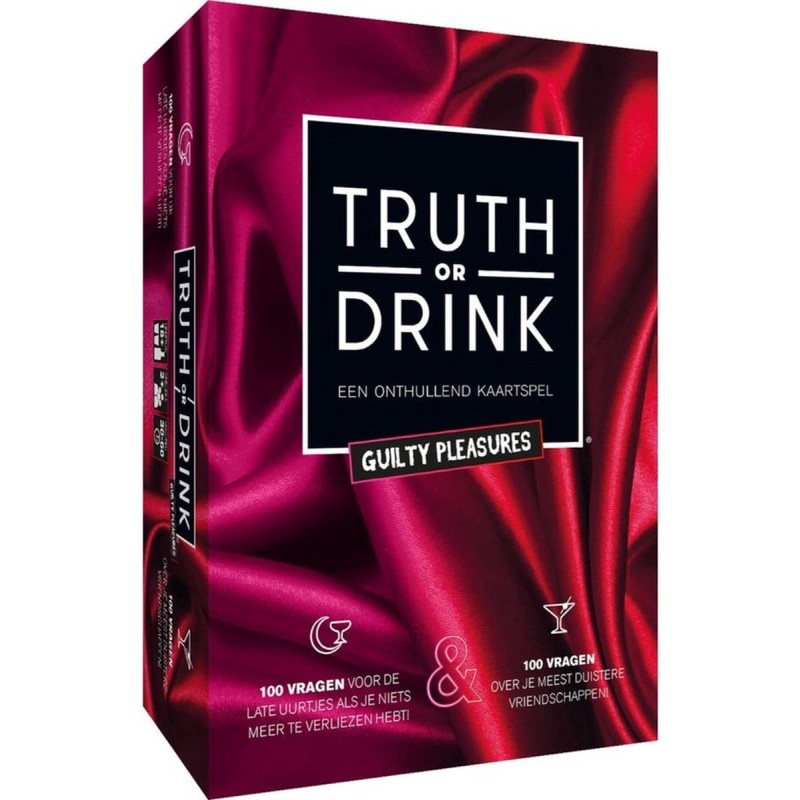 Truth or Drink guilty pleasure- Nederlandstalig Kaartspel