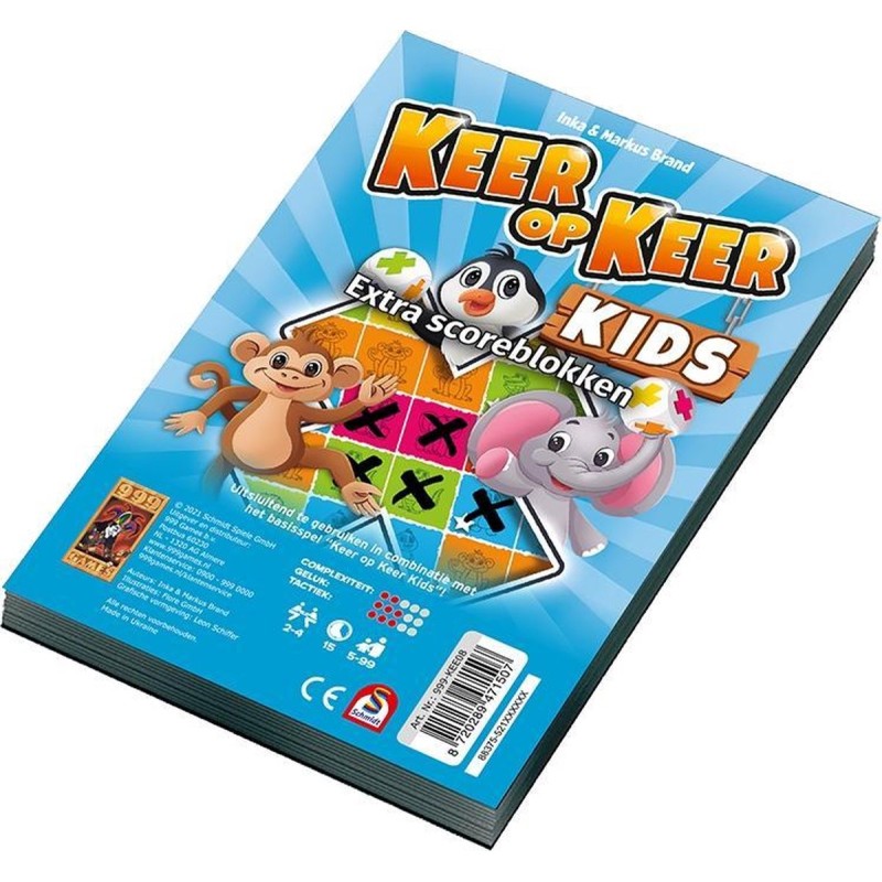 keer op keer kids scoreblokken