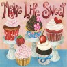 Diamond Painting - Taart Cakjes Muffin -  50x40cm