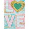 Diamond painting - love -  30x20 cm