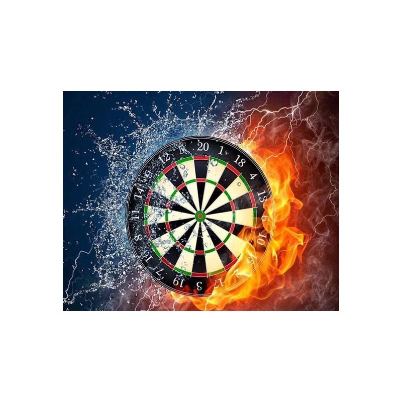 Diamond painting - darts -  30x20 cm