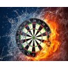 Diamond painting - darts -  30x20 cm