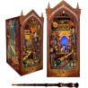 Luxe Book Nook DIY Pakket - Magic Academy Bookstore - Miniatuur Houten Boekensteun met LED Verlichting