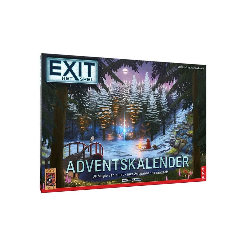 999 Games - Exit Adventskalender: De Magie van Kerst - Breinbreker - Escape Room Spel