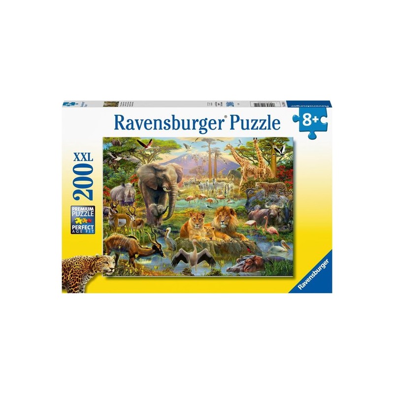 Ravensburger puzzel Dieren van de savanne - legpuzzel - 200 stukjes