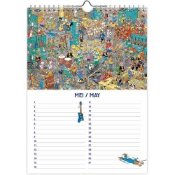 Jan van Haasteren verjaardagskalender - 18x25 cm