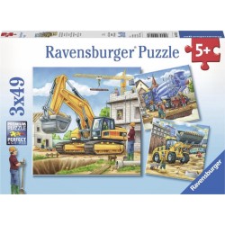 Grote bouwvoertuigen 3x49