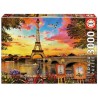 Educa - puzzel - 3000 stuks - Zonsondergang in Parijs