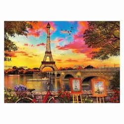 Educa - puzzel - 3000 stuks - Zonsondergang in Parijs