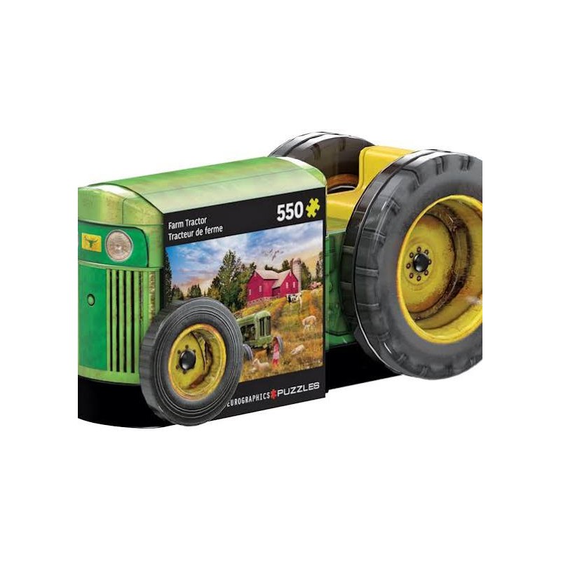 Vintage Tractor Shaped Tin (550)