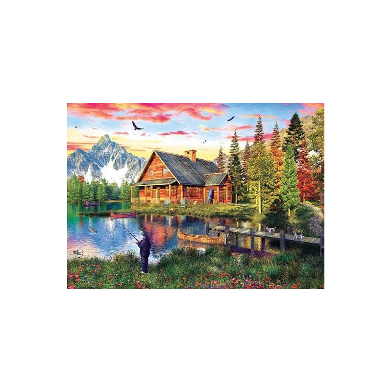 Eurographics puzzle: The fishing cabin