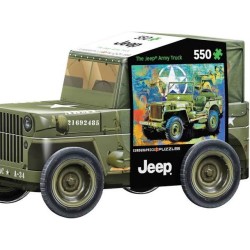 legerjeep. In blik. 550...
