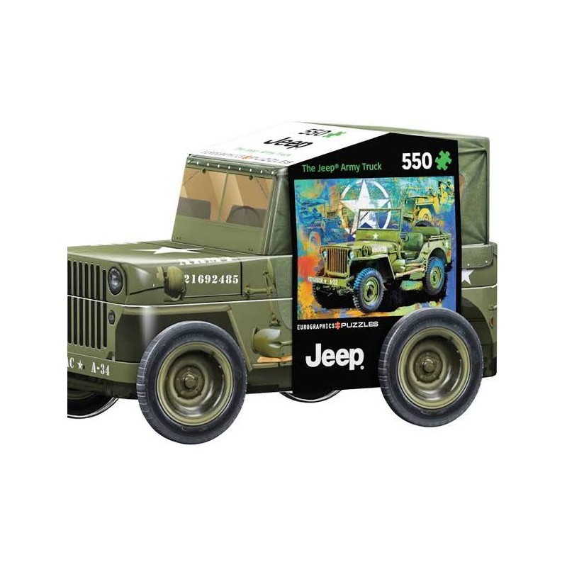 legerjeep. In blik. 550 stukjes