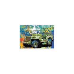 legerjeep. In blik. 550 stukjes