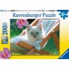 Ravensburger puzzel Wit katje - legpuzzel - 200 stukjes