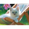 Ravensburger puzzel Wit katje - legpuzzel - 200 stukjes