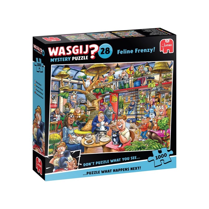 Wasgij Mystery 28 - Kat-en-Muisspel! - 1000 Stukjes puzzel - Legpuzzel