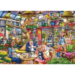 Wasgij Mystery 28 - Kat-en-Muisspel! - 1000 Stukjes puzzel - Legpuzzel