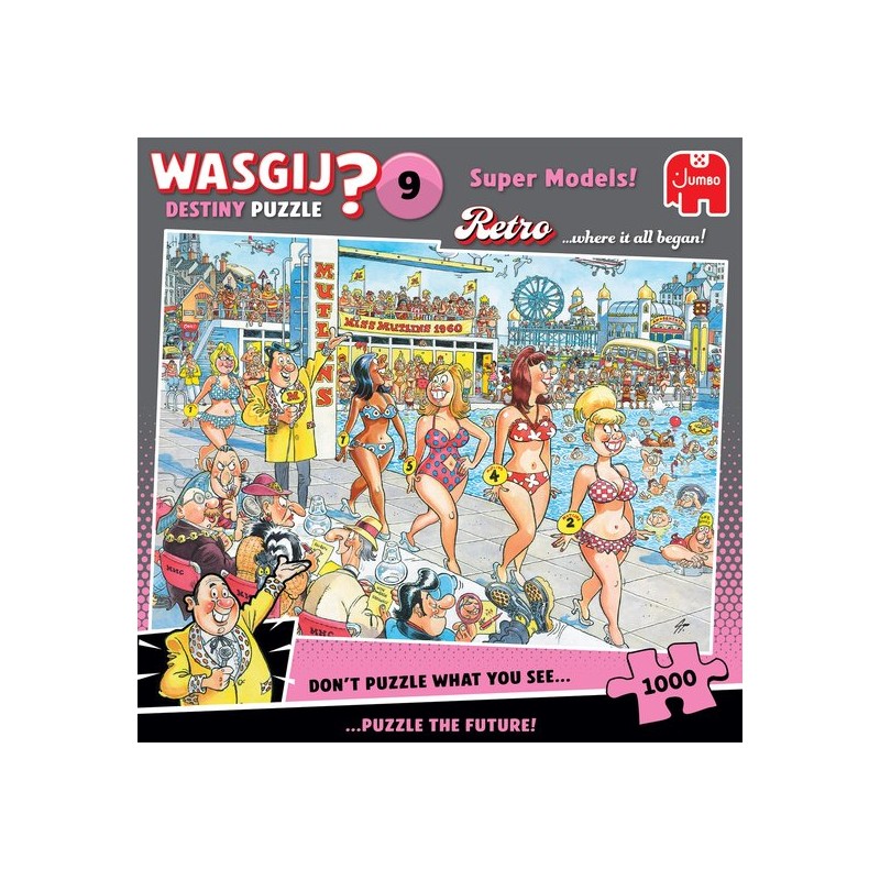 Jumbo - Wasgij Retro Destiny 9 - Topmodellen! - 1000 stukjes puzzel - Legpuzzel