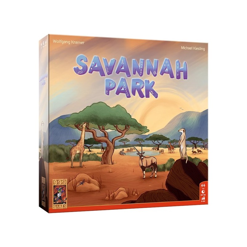 999 Games - Savannah Park - Bordspel - Bevat ook een Solo variant