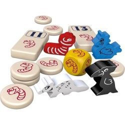 999 Games - Regenwormen Uitbreiding - Dobbelspel
