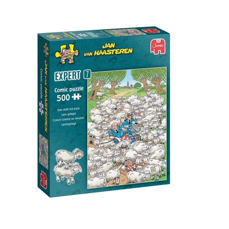 Jan van Haasteren - Expert 7 - Lam Gelegd - 500 stukjes puzzel - Legpuzzel