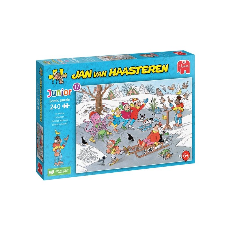 Jan van Haasteren Junior - Schaatsen - 240 Stukjes puzzel