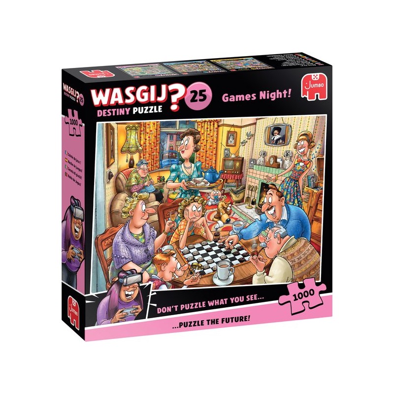 Wasgij Destiny 25 - Spelletjesavond! - 1000 stukjes puzzel