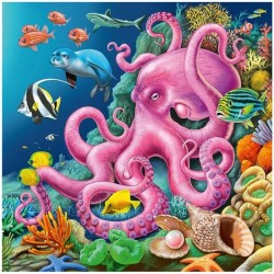 Ravensburger puzzel Betoverende onderwaterwereld - Drie puzzels - 49 stukjes