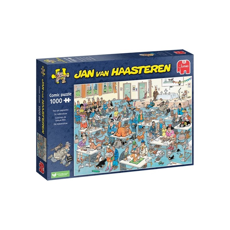 Jan Van Haasteren - Kattenshow - 1000 stukjes puzzel