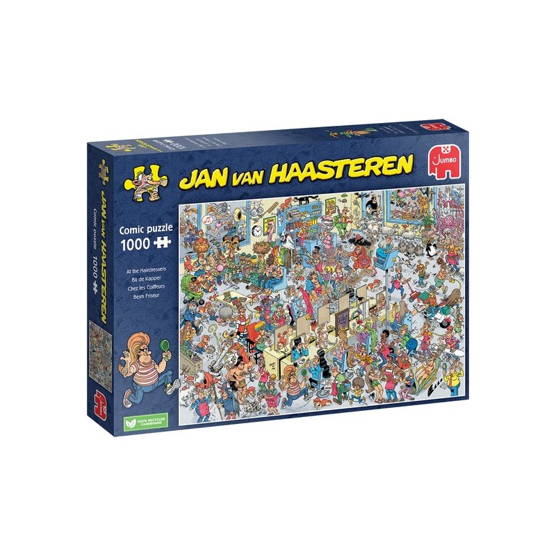 Jan van Haasteren - Bij de kapper - 1000 stukjes