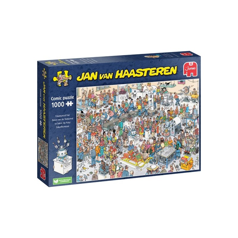 Jan van Haasteren - Beurs van de Toekomst - 1000 stukjes - Legpuzzel