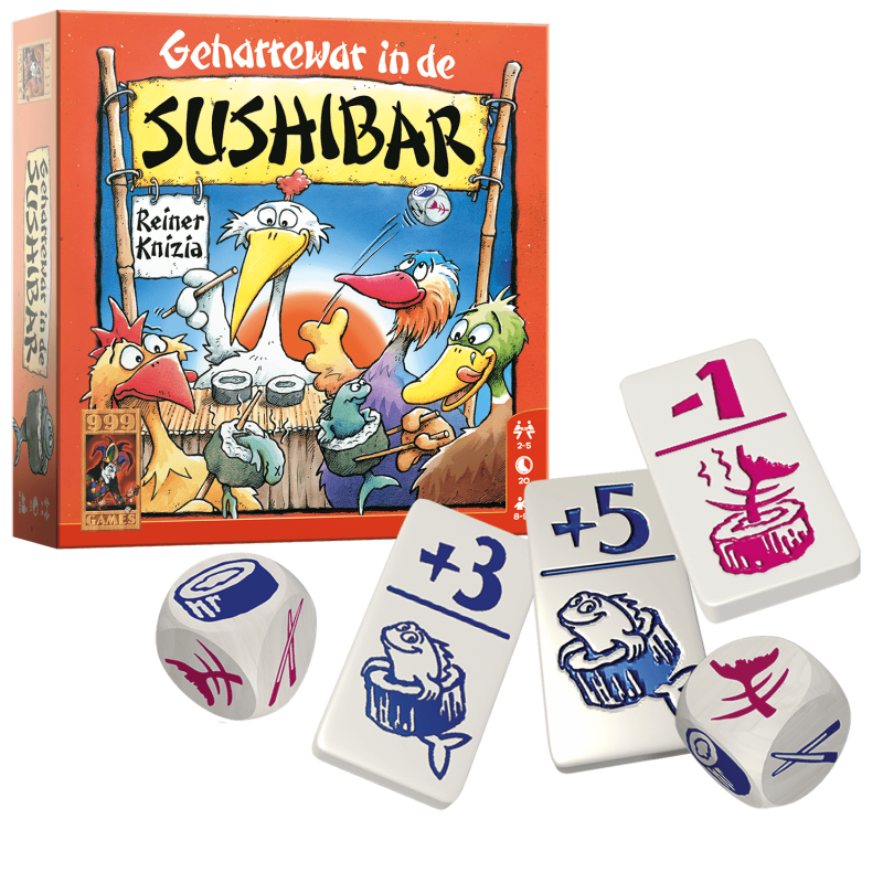 Geharrewar in de Sushibar