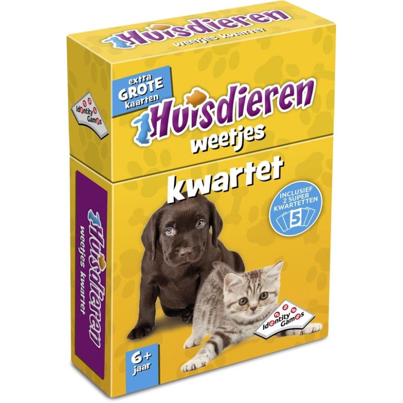 Huisdieren kwartet